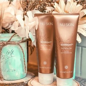 2 tubes Nuskin Sunright InstaGlow Tanner